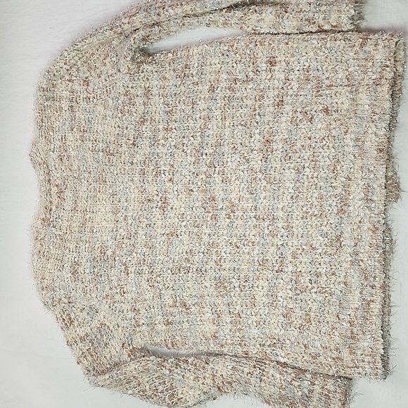 Maurices NWT Women’s Open Front Metallic Sparkle Cardigan Sweater Cabincore - Picture 8 of 9